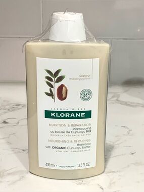 Klorane Nourishing and Repairing Shampoo with Organic Cupuacu butter 13.5 oz